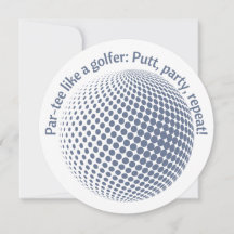 Par-tee wie ein Golfer
