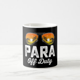 Para Außer Dienst Paraprofessioneller Letzter Schu Kaffeetasse