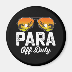 Para Außer Dienst Paraprofessioneller Letzter Schu Magnet