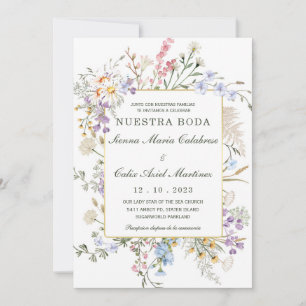 Para Bodas Rústicas En Español Einladung