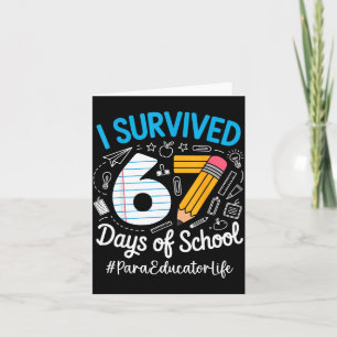 Para Erzieher überlebte 67 Tage Schulhumor Des Karte