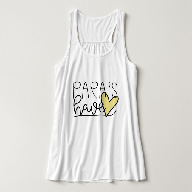 Para haben Herz-Behälter Tank Top (Design Vorderseite)