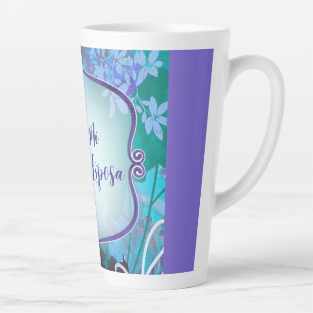 Para mi amada esposa - Tarjeta romántica Milchtasse (Rechts)