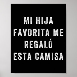 Para Papa E Hija Camisa Graciosa Para Poster
