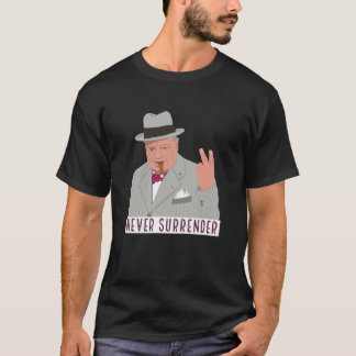 Para Reg Version WINSTON CHURCHILL - NIE ÜBERWINDE T-Shirt