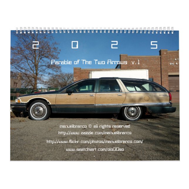 Parabel der beiden Pfeile Kalender (Titelbild)