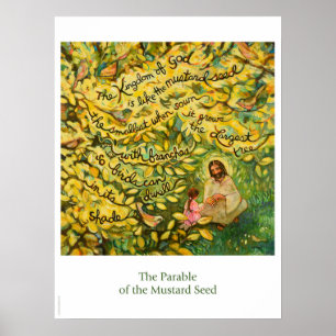 Parabel des Mustard Seed Poster