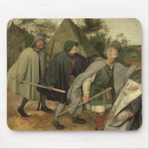 Parabel von dem blinden, Detail von drei blind Mousepad