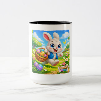 Parables4Kids Easter Bunny Zweifarbige Tasse