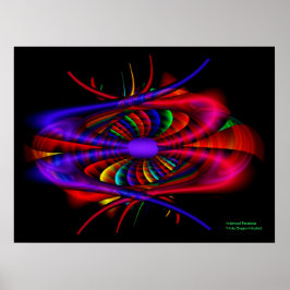 Parabola Kunstvoll Fraktal Poster
