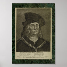 Paracelsus: Okkultistisches Porträt aus dem 17. Ja Poster