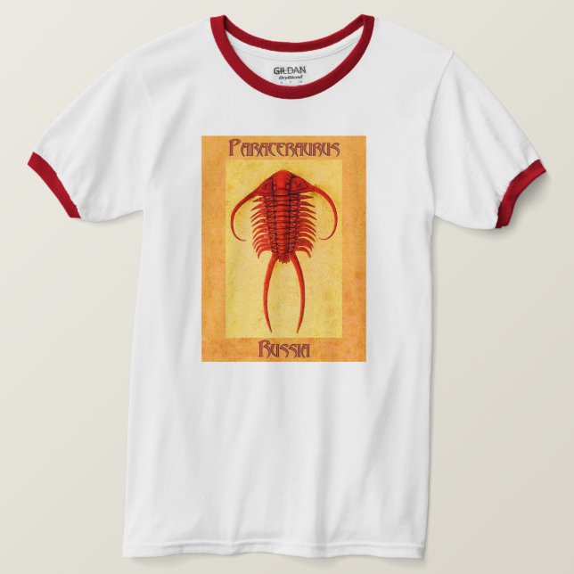 Paraceraurus-Fossilienstoff T-Shirt (Design vorne)