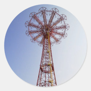 Parachute Jump - Coney Island, NYC Aufkleber