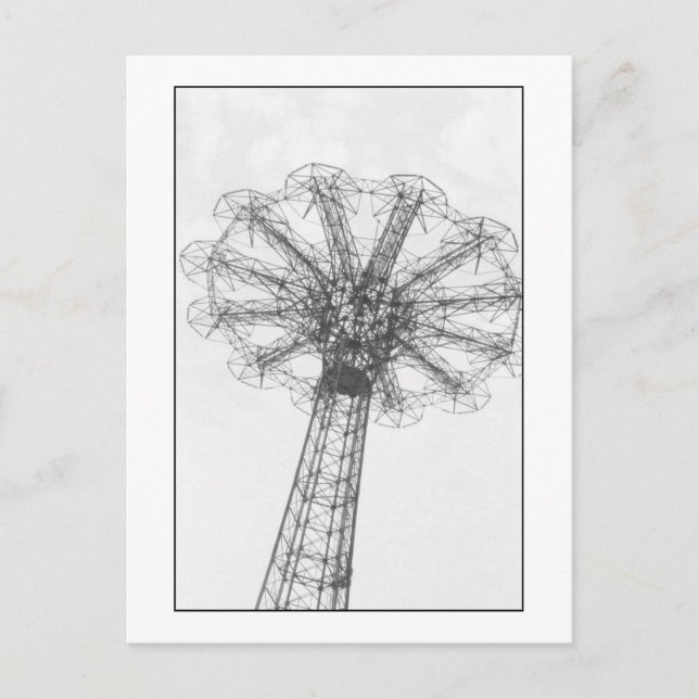 Parachute Jump Tower (Coney Is., NY) postcard Postkarte (Vorderseite)