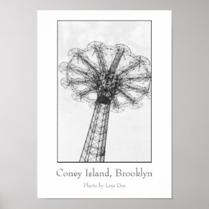 Parachute Jump Tower Poster