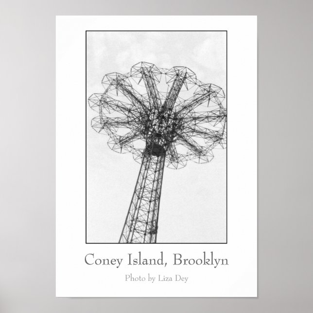 Parachute Jump Tower Poster (Vorne)