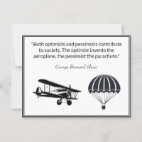 Parachute Zitat George Bernard Shaw