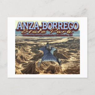 PARACHUTZ - ANZA BORREGO DESERT - KALIFORNIEN USA POSTKARTE