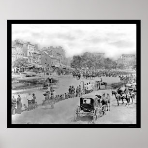 Parade auf der Pennsylvania Avenue, Washington, DC Poster