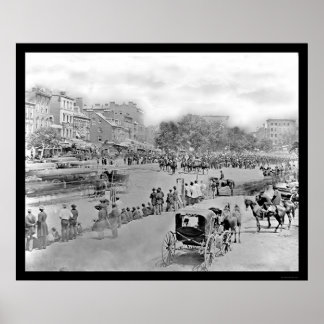 Parade auf der Pennsylvania Avenue, Washington, DC Poster