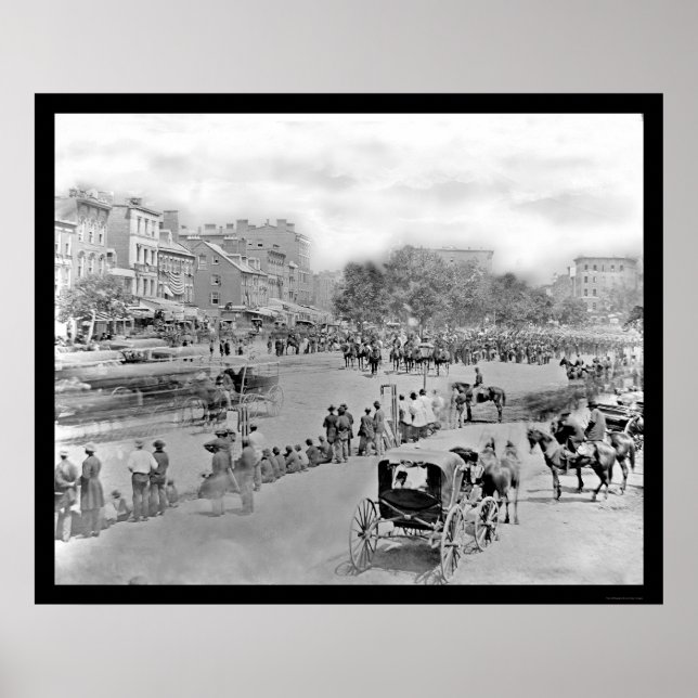 Parade auf der Pennsylvania Avenue, Washington, DC Poster (Vorne)