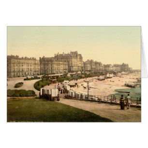 Parade d'Eastbourne, Sussex, Angleterre