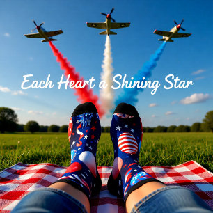 Parade im Himmel Socken