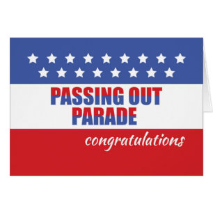 Parade übergeben Glückwünsche, Abschluss