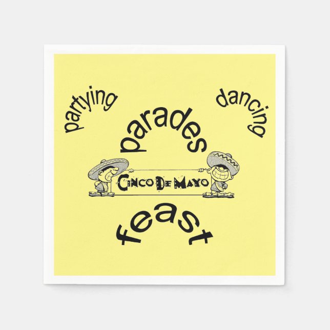 Paraden- Serviette (Vorderseite)