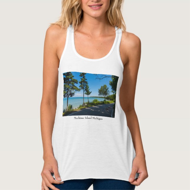 Paradies am Ufer des Sees Tank Top (Vorderseite)