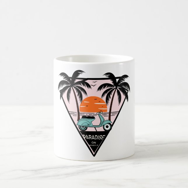 Paradies auf Rädern Kaffeetasse (Mittel)
