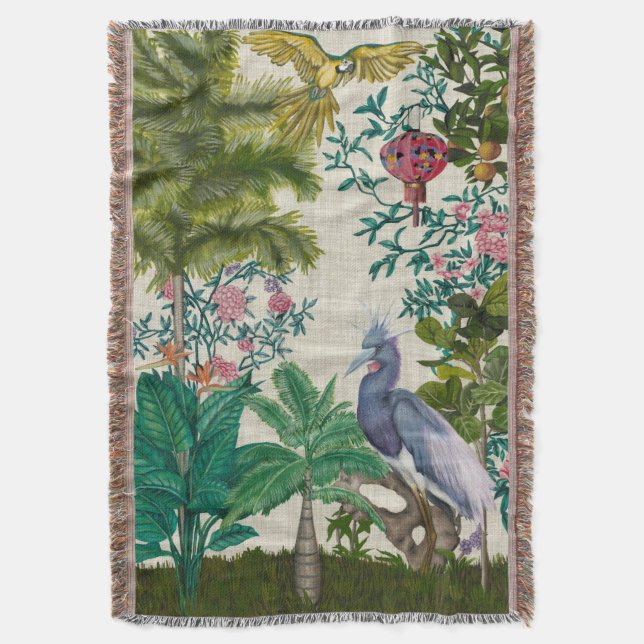 Paradies Chinoiserie Decke (Vorderseite Vertikal)