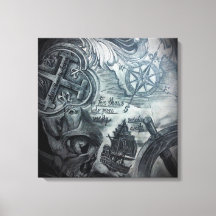 Paradies erwartet Leinwand