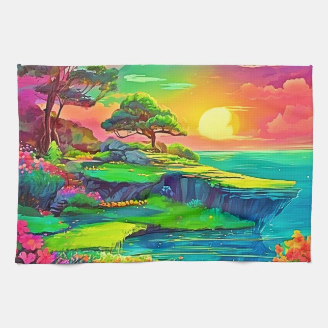 Paradies für Kletterhexen: Geschirrtuch (Horizontal)