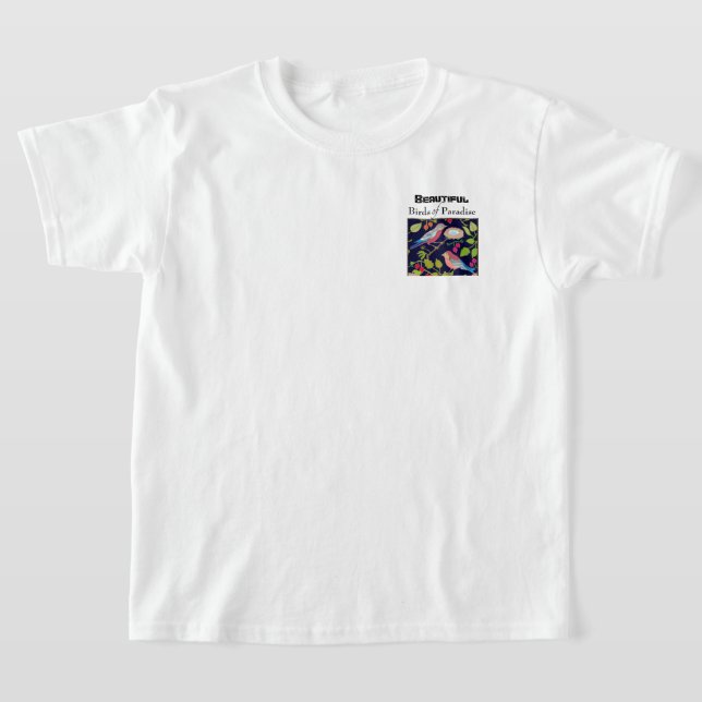 Paradies für Vögel im Sommer Landschaft T-Shirt (Ablage )