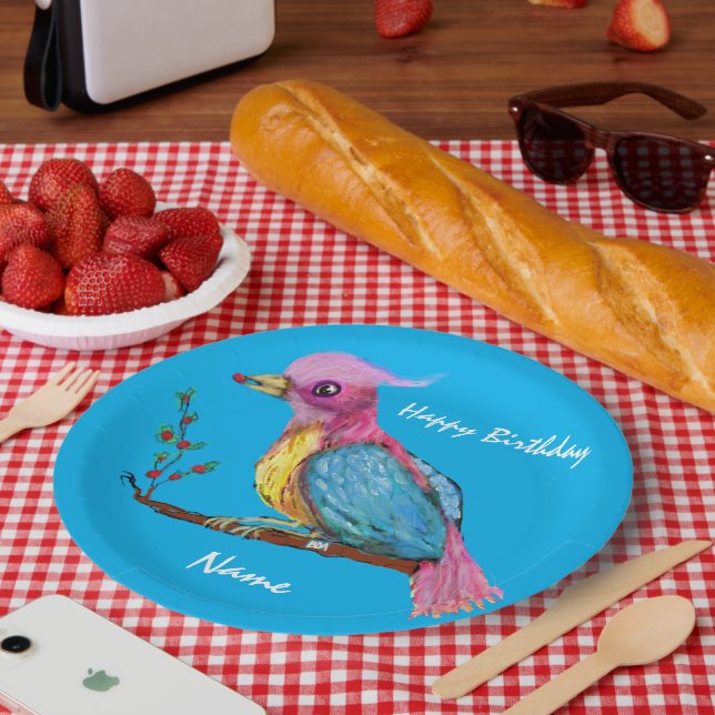 Paradies Geburtstagsfeier Pappteller (Picknick)