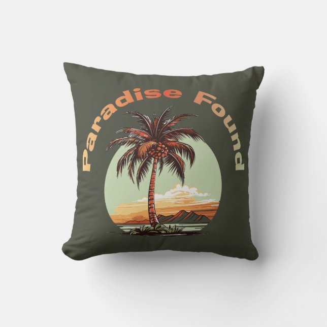 Paradies gefunden kissen (Vorderseite)