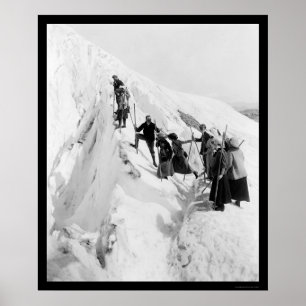 Paradies-Gletscher, der 1921 klettert Poster