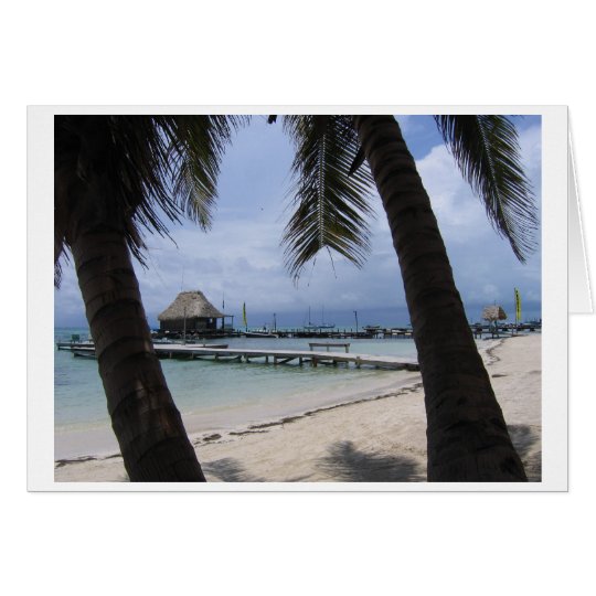 Paradies in Belize Karte
