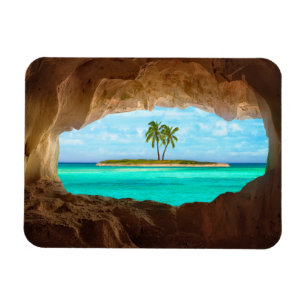 Paradies in den Karibischen Meeren Magnet