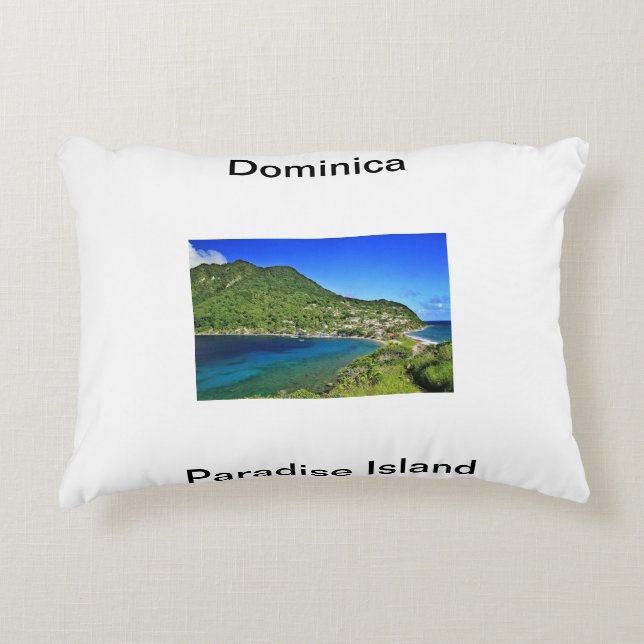 Paradies Insel/Dominica/Dominique Naturinsel Dekokissen (Vorderseite)