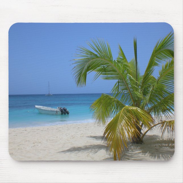 Paradies-Insel, Dominikanische Republik Mousepad (Vorne)