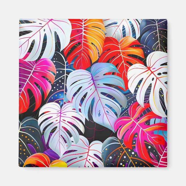 Paradies Jungle Tropical Foliage Magnet (Vorne)