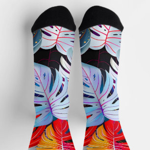 Paradies Jungle Tropical Foliage Socken