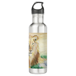 Paradies Lion und Lamm Edelstahlflasche