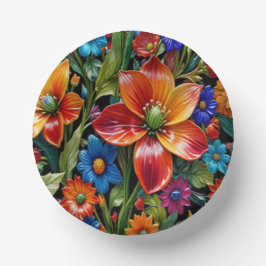 Paradies - Papierplatte Pappteller