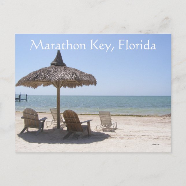 Paradies Postkarte (Vorderseite)