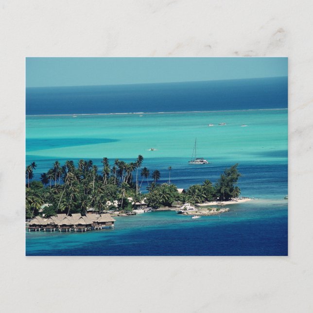 Paradies Postkarte (Vorderseite)