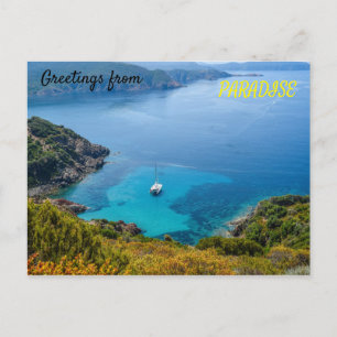 Paradies Postkarte