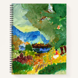 Paradies-Spiralheft Notizbuch